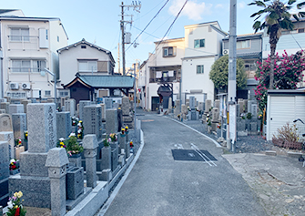 大阪市 野江墓地（城東区）の写真