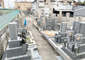大阪市鶴見区にある安田墓地の写真
